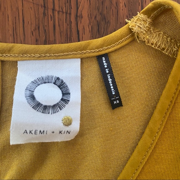 Anthropologie Mustard Akemi + Kin XS Tunic - Picture 5 of 6